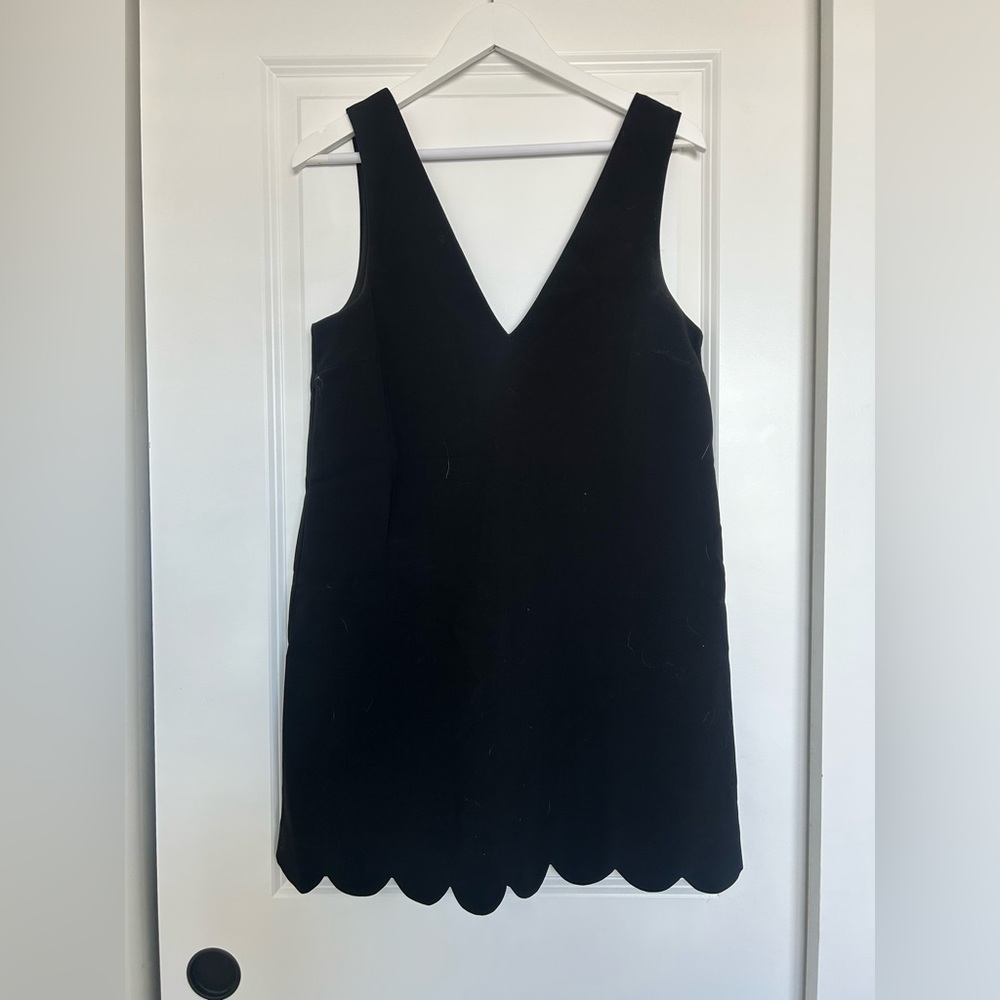 Black Scallop Dress